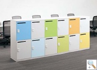 Office Hot Desking Storage Lockers