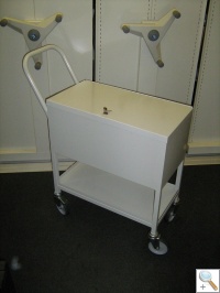 Lockable Office Records Trolley